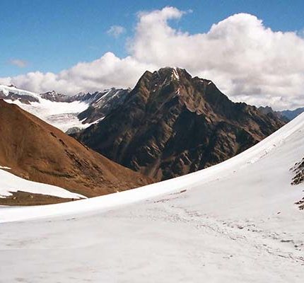 Beautiful Glacier in Pin Parvati Pass Trek