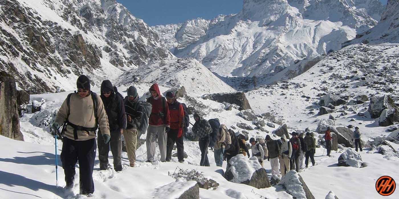 Welham Boys in Har Ki Dun Trek