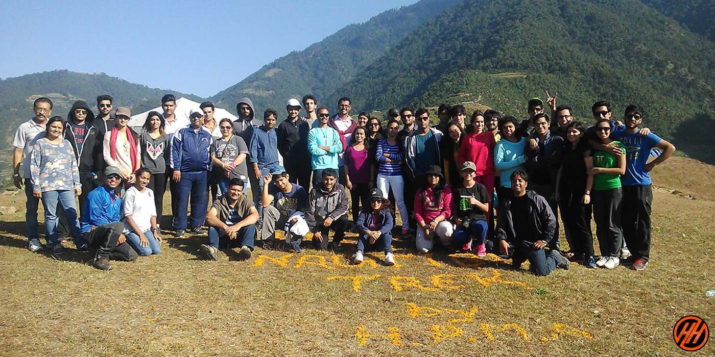 Trekking for School Children of Jindal Globle Univercity