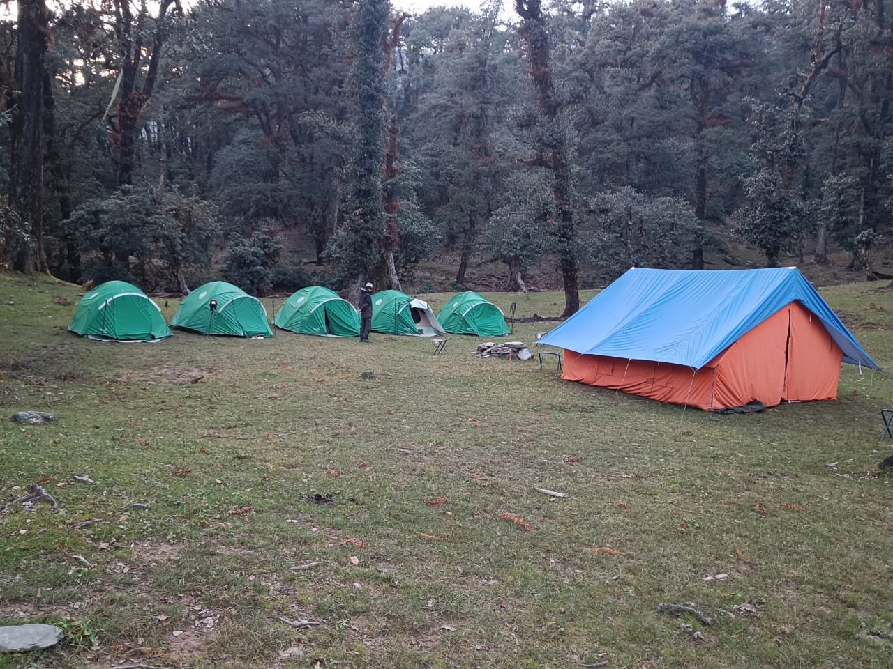 Brahmatal Trek Campsite