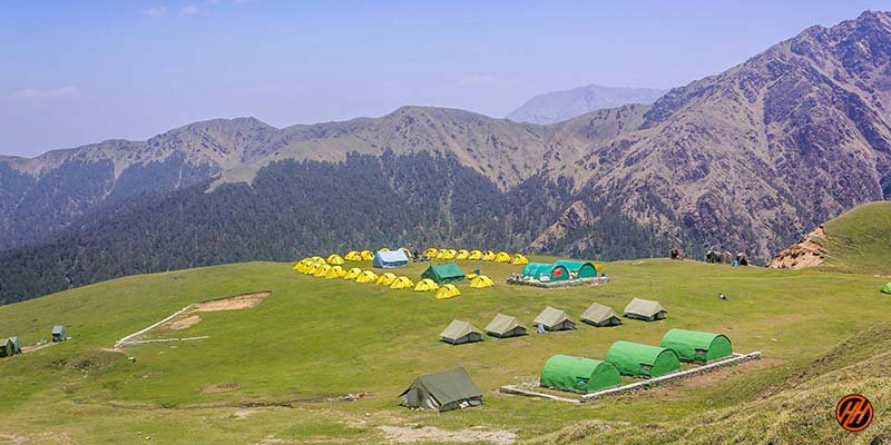 Beautiful Campsite of Bedni Bugyal Trek