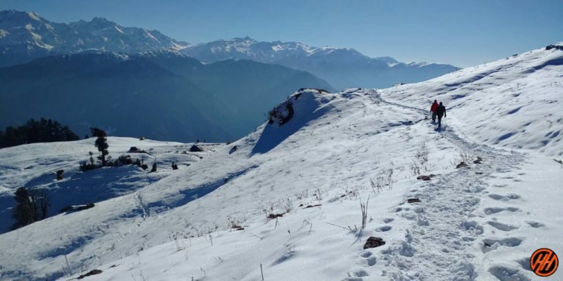 Beautiful Snow in Dayara Bugyal Trek