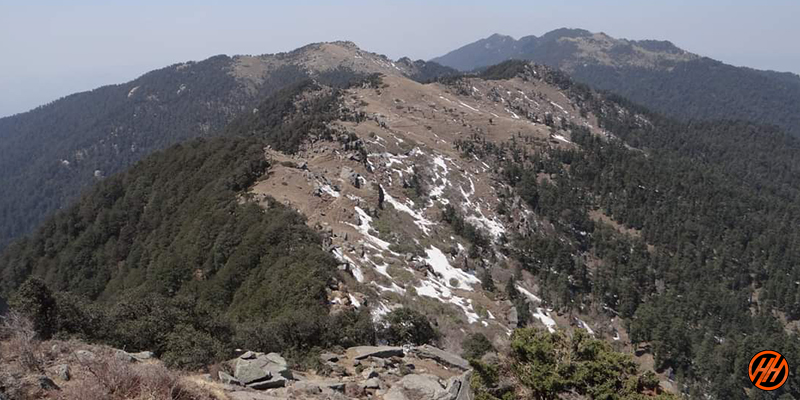 Beautiful Mountains View in Churdhar Trek