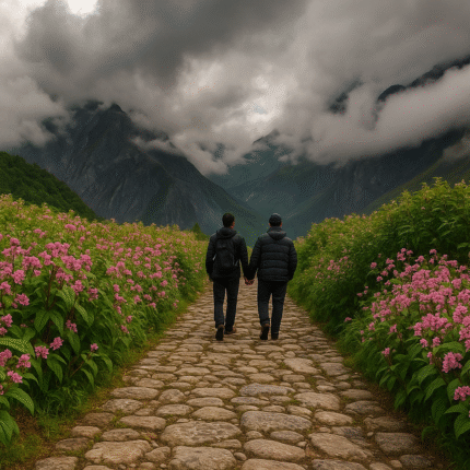 Valley of Flower-National Park Uttarakhand.