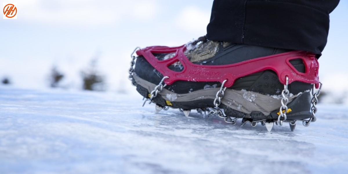 Microspikes are a type of traction device worn over your hiking boots or shoes.